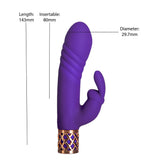 Pillow Talk® Secrets - Sensuel – Gode double propulsion de luxe – Violet