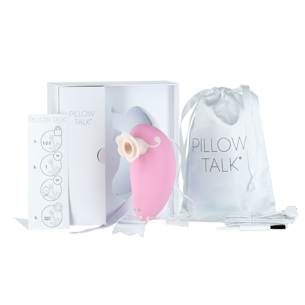 Pillow Talk - Rêveur - Masseur clitoridien luxueux - Rose