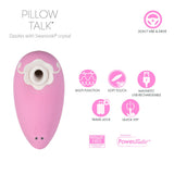 Pillow Talk - Rêveur - Masseur clitoridien luxueux - Rose