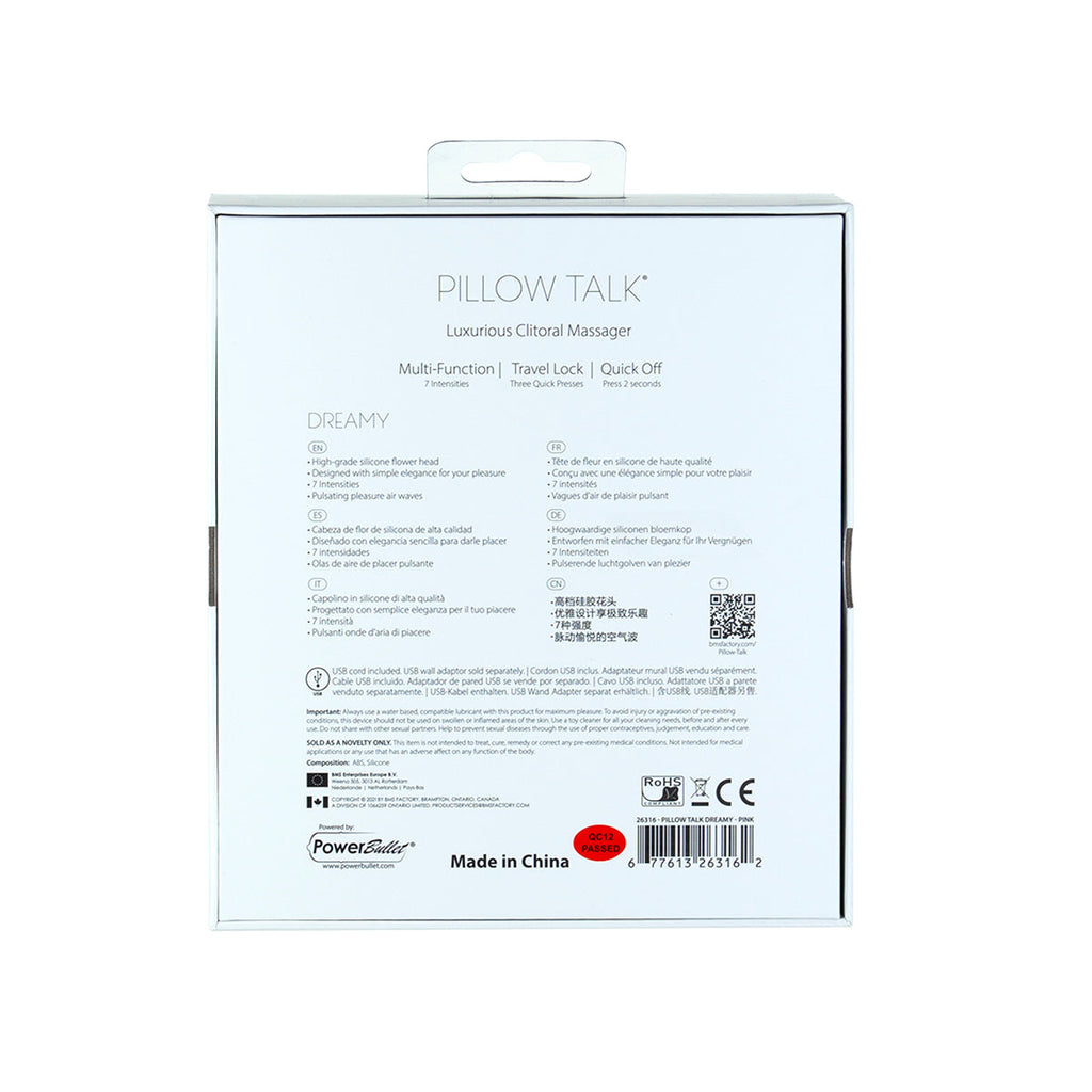 Pillow Talk - Rêveur - Masseur clitoridien luxueux - Rose