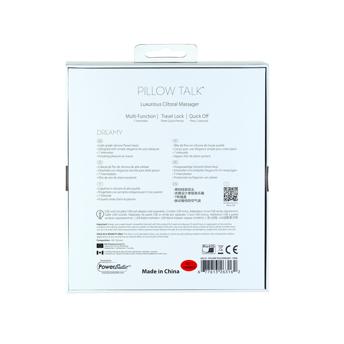 Pillow Talk - Rêveur - Masseur clitoridien luxueux - Rose