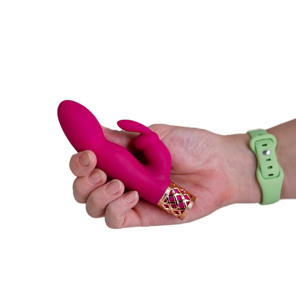 PILLOW TALK SECRETS - SEDUCTIVE - Luxurious Dual Come Hither Wand - Fuchsia