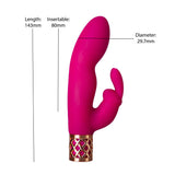 PILLOW TALK SECRETS - SEDUCTIVE - Luxurious Dual Come Hither Wand - Fuchsia