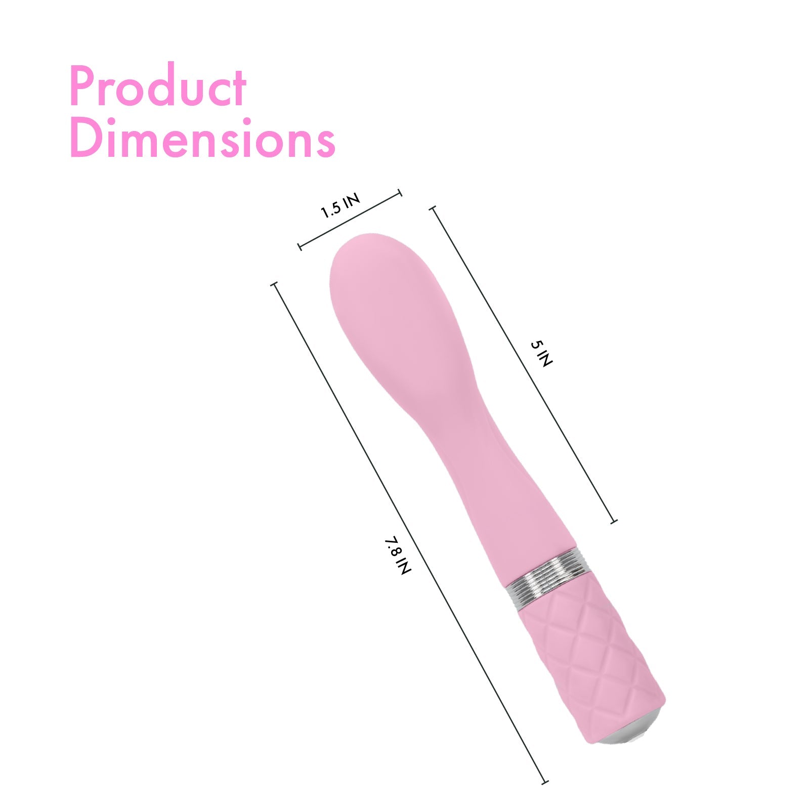 Pure Love® - Vibrateur Point G avec Cristal Swarovski® - Rose