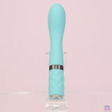 Pillow Talk - Vibrateur G-Spot Sassy - Rechargeable - Bleu sarcelle