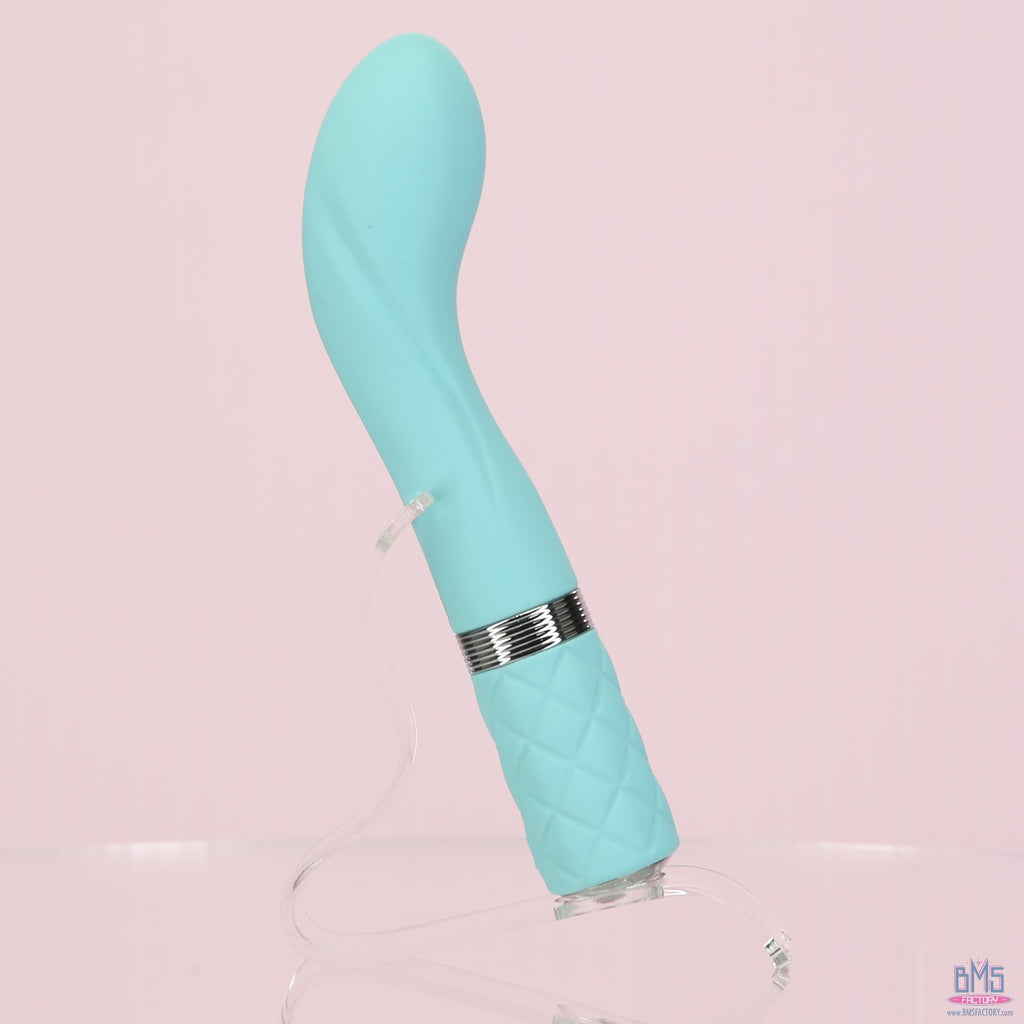 Pillow Talk - Vibrateur G-Spot Sassy - Rechargeable - Bleu sarcelle