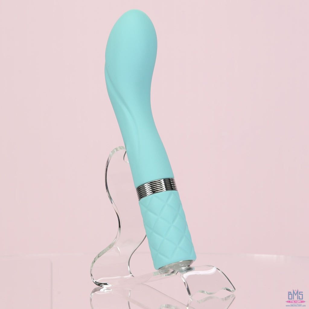 Pillow Talk - Vibrateur G-Spot Sassy - Rechargeable - Bleu sarcelle