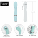 Pillow Talk - Vibrateur G-Spot Sassy - Rechargeable - Bleu sarcelle