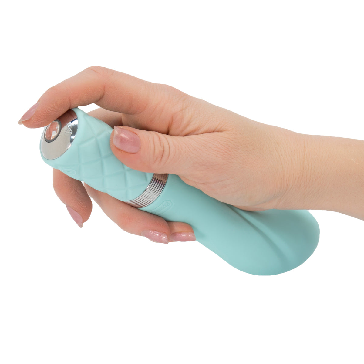 Pure Love® - Vibromasseur Point G avec Cristal Swarovski® – Bleu sarcelle
