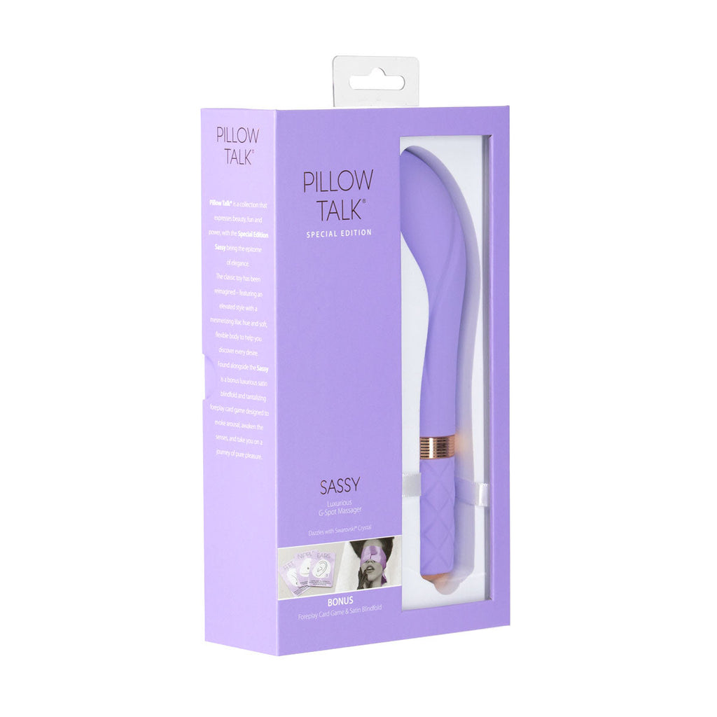 Pillow Talk - Édition Spéciale Sassy - Masseur G-Spot de Luxe - Rechargeable - Violet