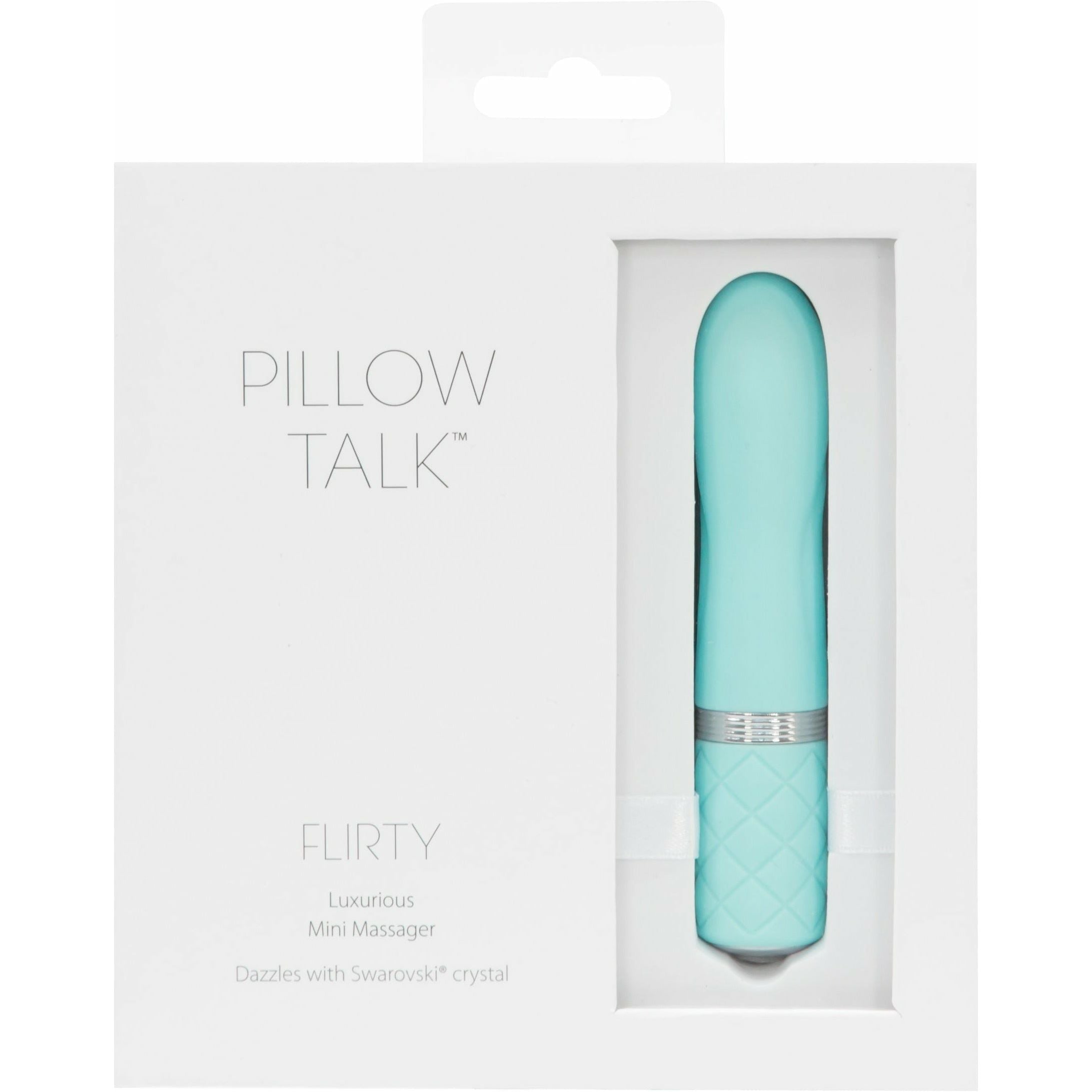 Pillow Talk - Vibromasseur Flirty - Rechargeable - Bleu sarcelle