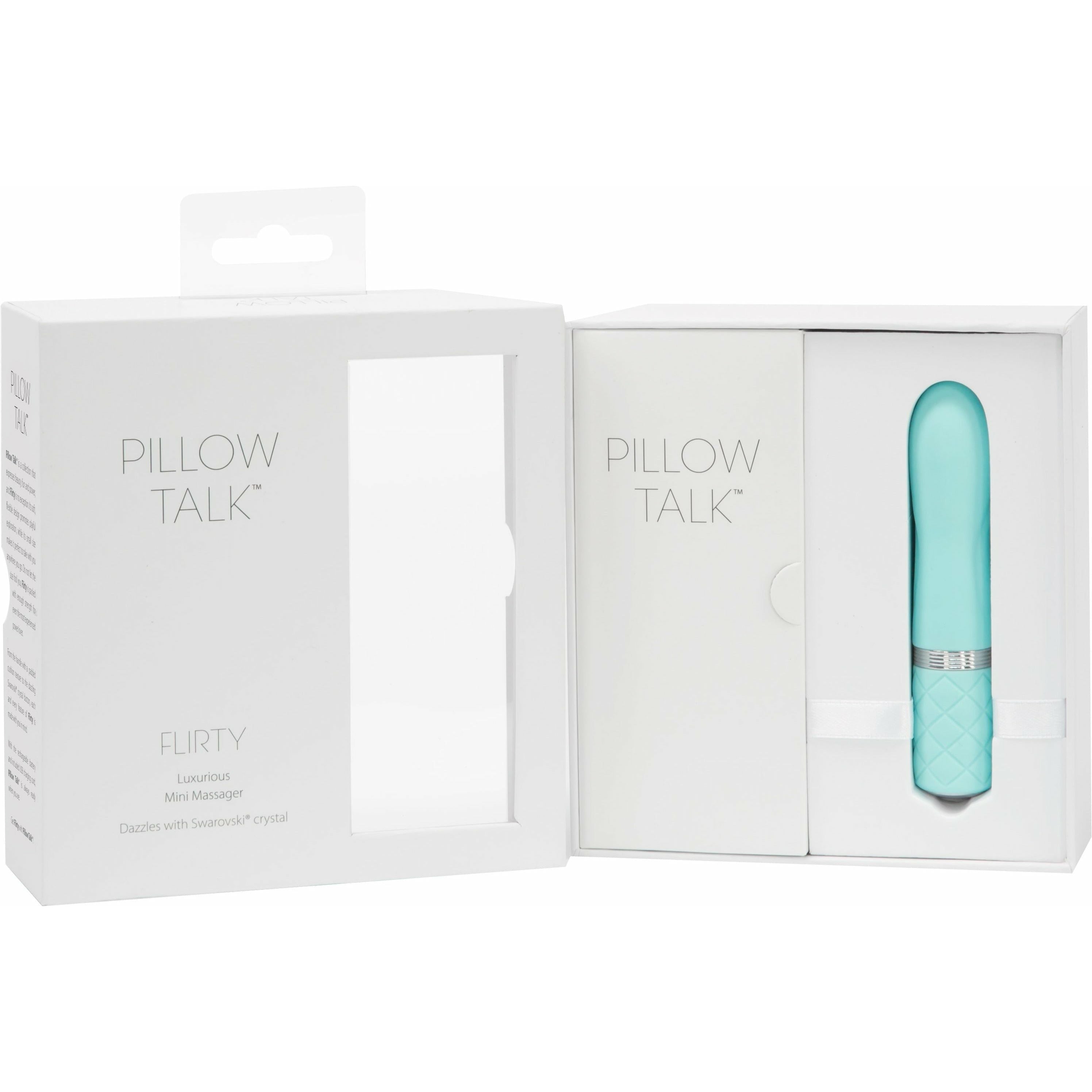 Pillow Talk - Vibromasseur Flirty - Rechargeable - Bleu sarcelle