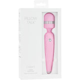 Pillow Talk - Cheeky - Vibrating Wand - Rechargeable - Pink