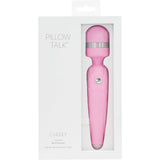 Pillow Talk - Cheeky - Vibrating Wand - Rechargeable - Pink