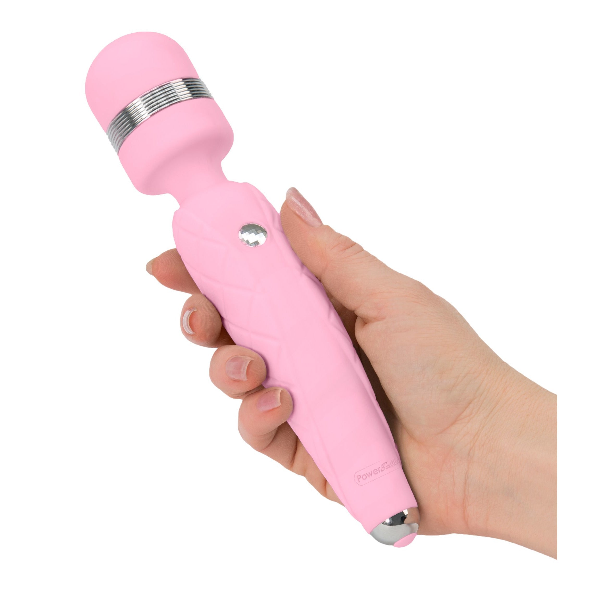 Pillow Talk - Cheeky - Vibrating Wand - Rechargeable - Pink