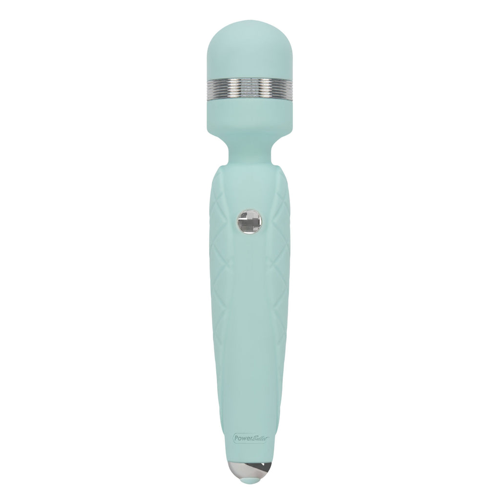 Pillow Talk - Cheeky - Vibrating Wand - Rechargeable - Teal