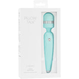 Pillow Talk - Cheeky - Vibrating Wand - Rechargeable - Teal