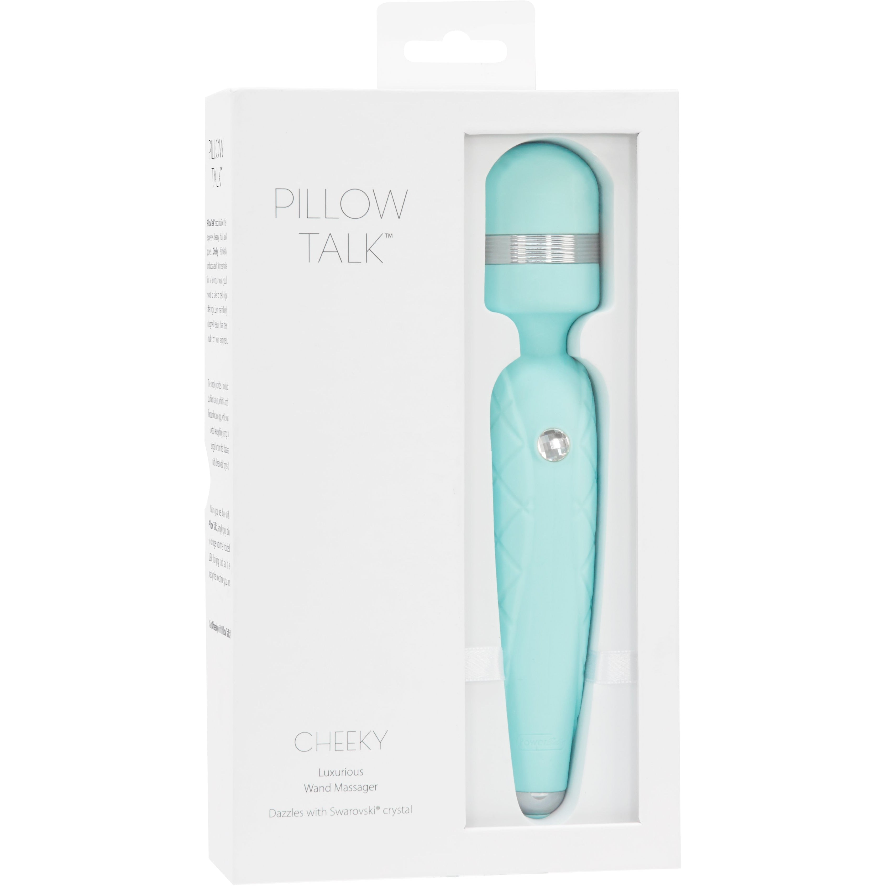 Pillow Talk - Coquin - Baguette Vibrante - Rechargeable - Turquoise