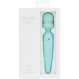 Pillow Talk - Cheeky - Vibrating Wand - Rechargeable - Teal