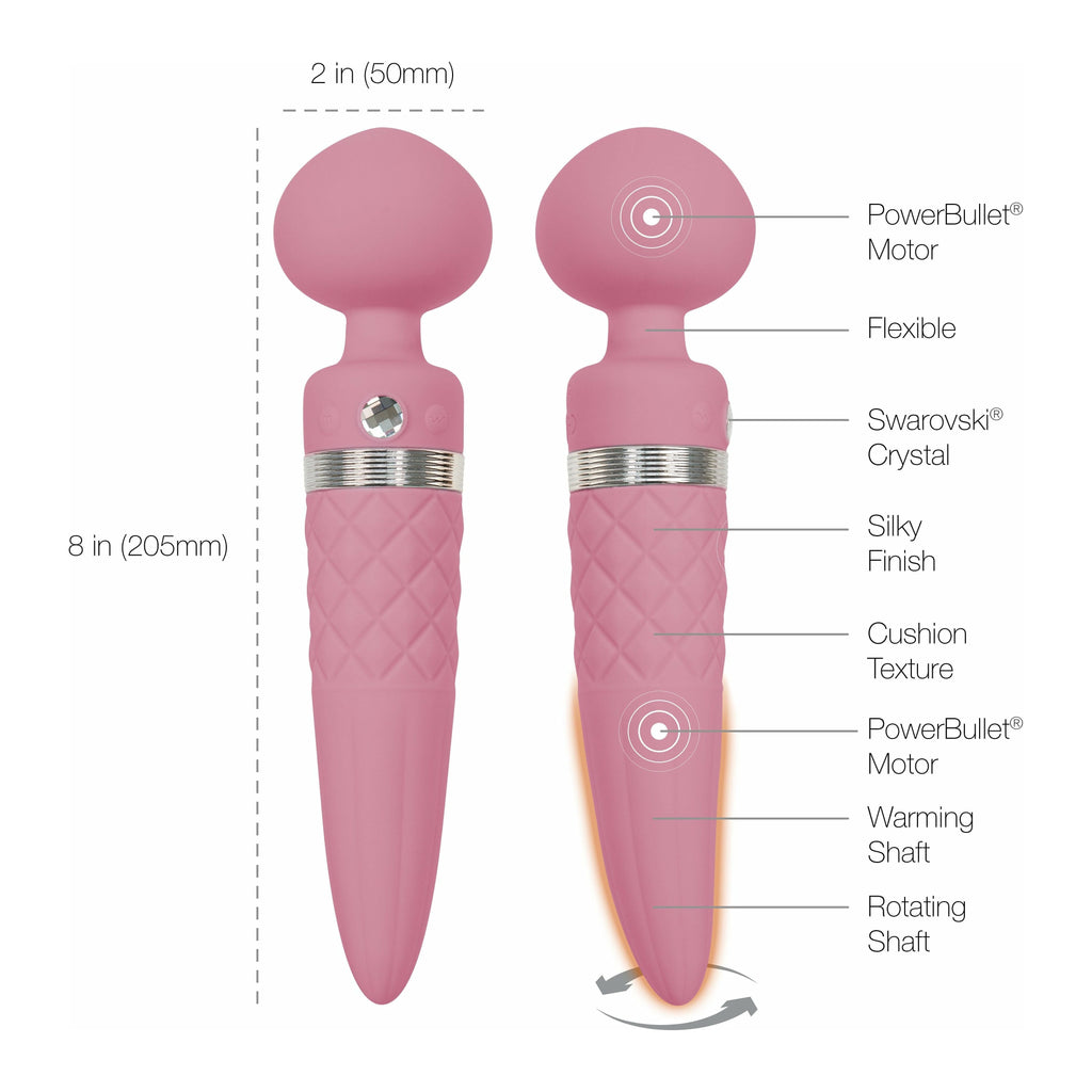 Pillow Talk - Vibromasseur double extrémité sensuel - Rechargeable - Rose