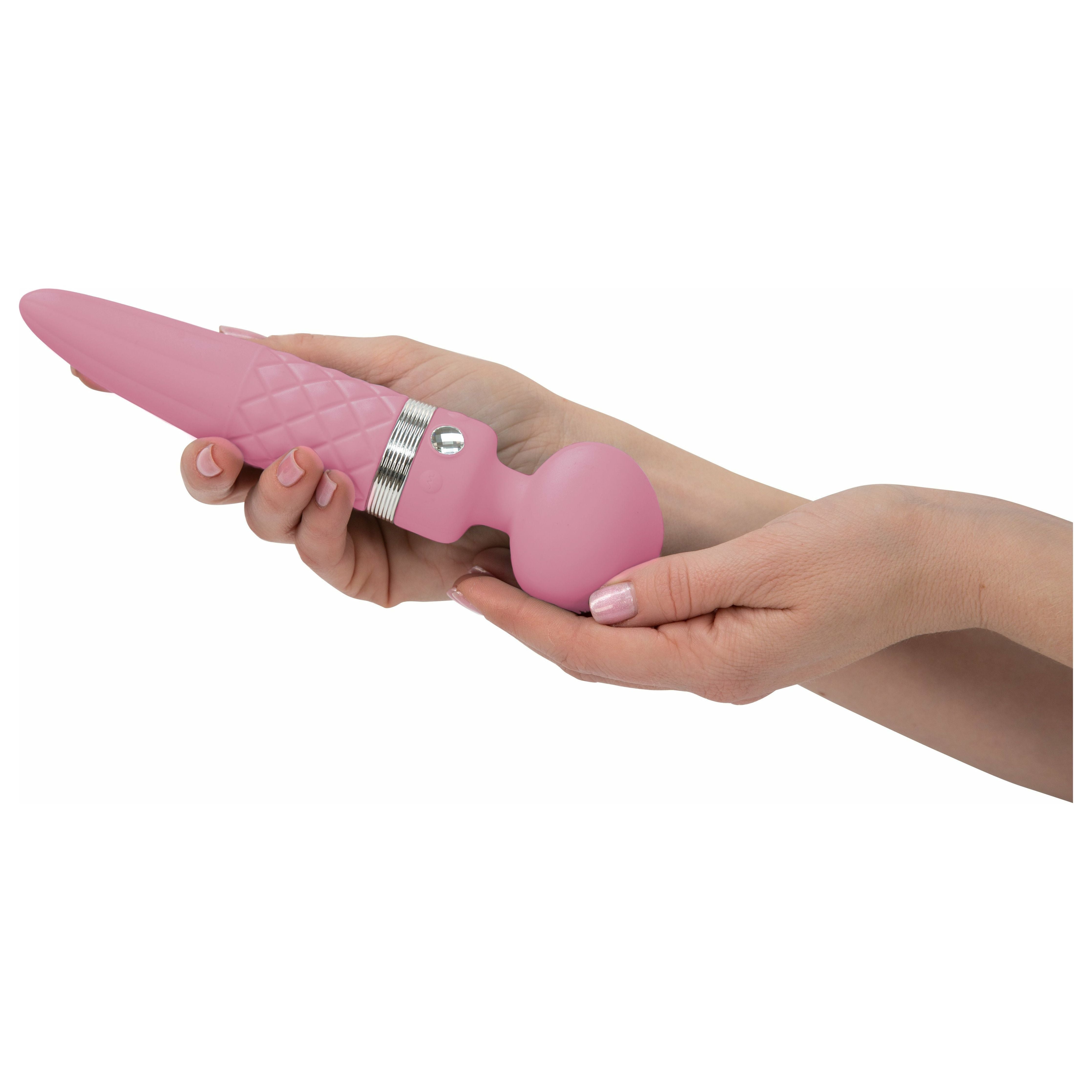 Pillow Talk - Vibromasseur double extrémité sensuel - Rechargeable - Rose