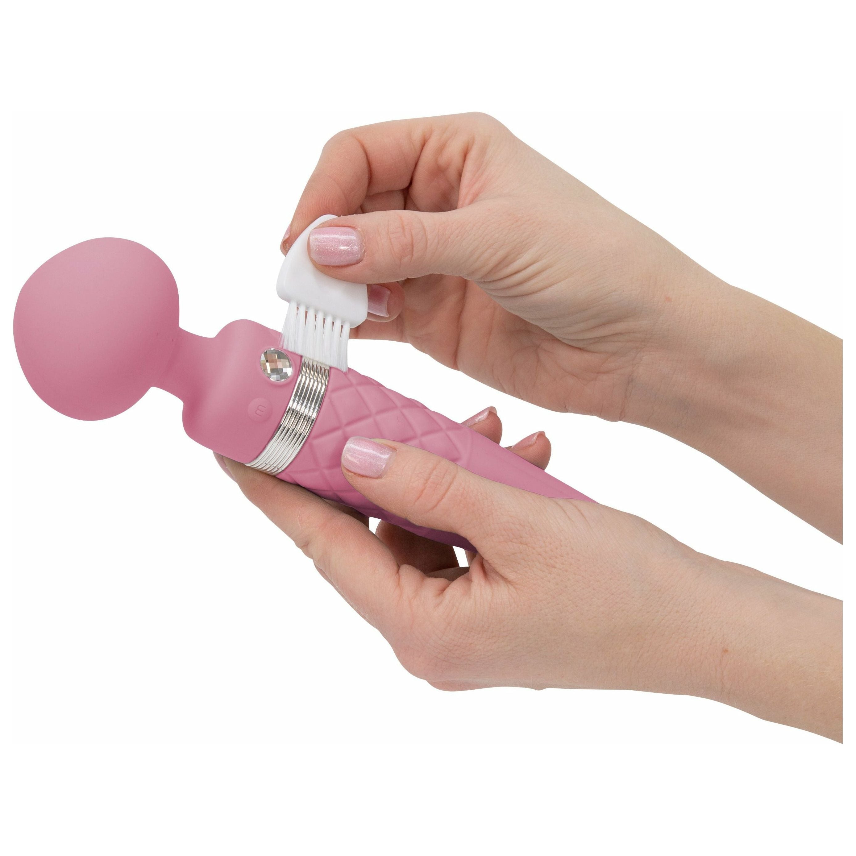 Pillow Talk - Vibromasseur double extrémité sensuel - Rechargeable - Rose