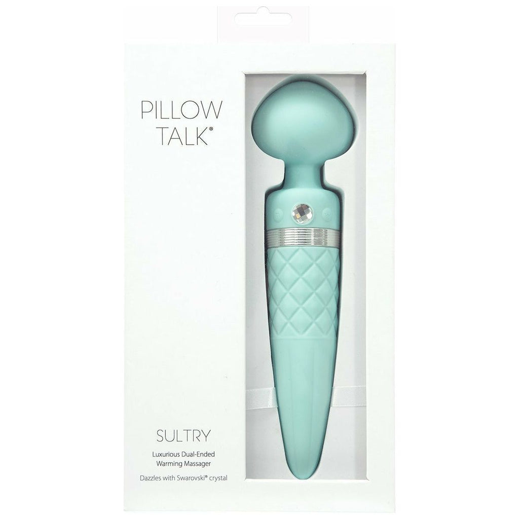 Pillow Talk - Sultry Dual-Ended Vibrator - Rechargeable - Teal