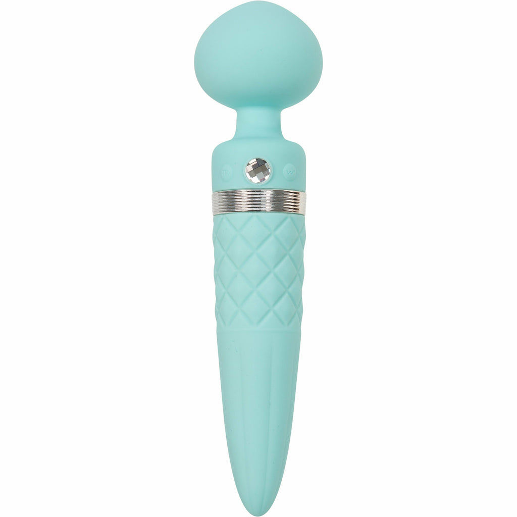 Pillow Talk - Sultry Dual-Ended Vibrator - Rechargeable - Teal