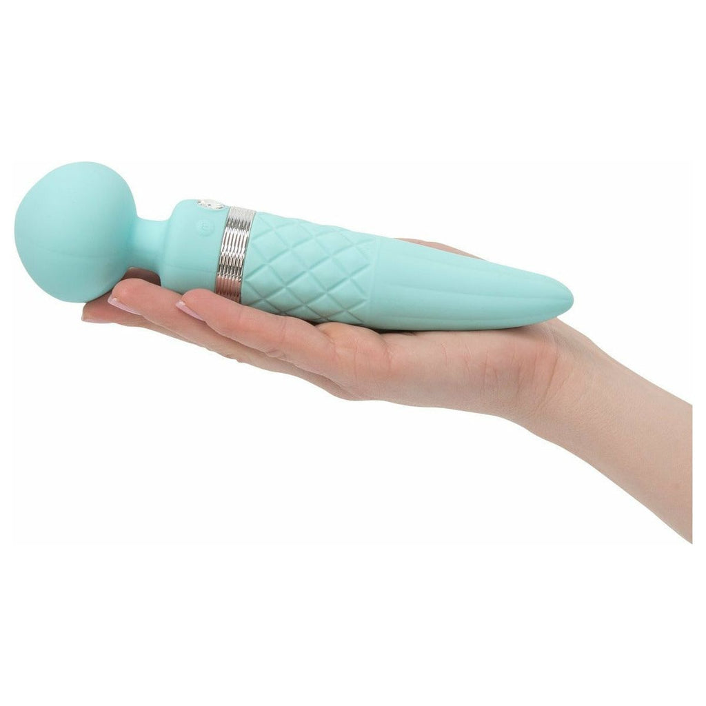 Pillow Talk - Sultry Dual-Ended Vibrator - Rechargeable - Teal