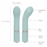 Pillow Talk - Racy Mini Vibrator - Rechargeable - Teal