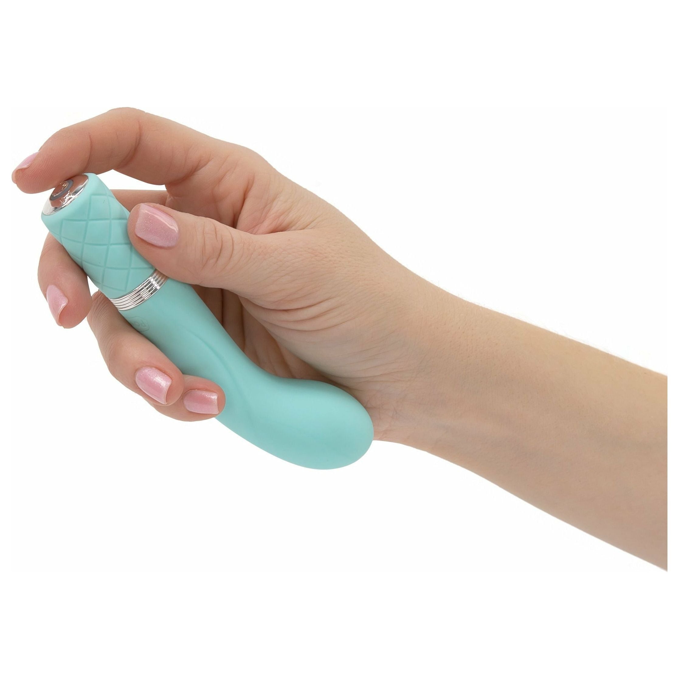 Pillow Talk - Mini-vibreur Hot - Rechargeable - Bleu sarcelle