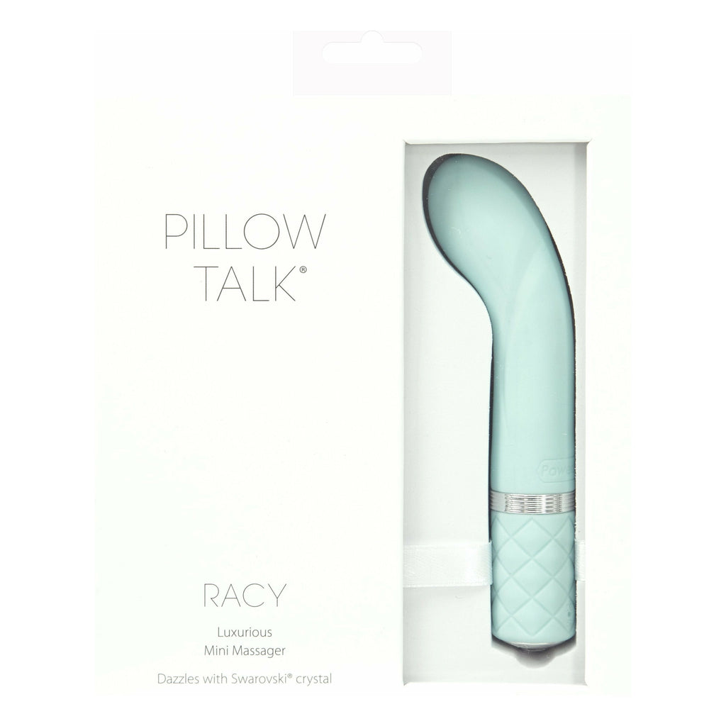 Pillow Talk - Racy Mini Vibrator - Rechargeable - Teal