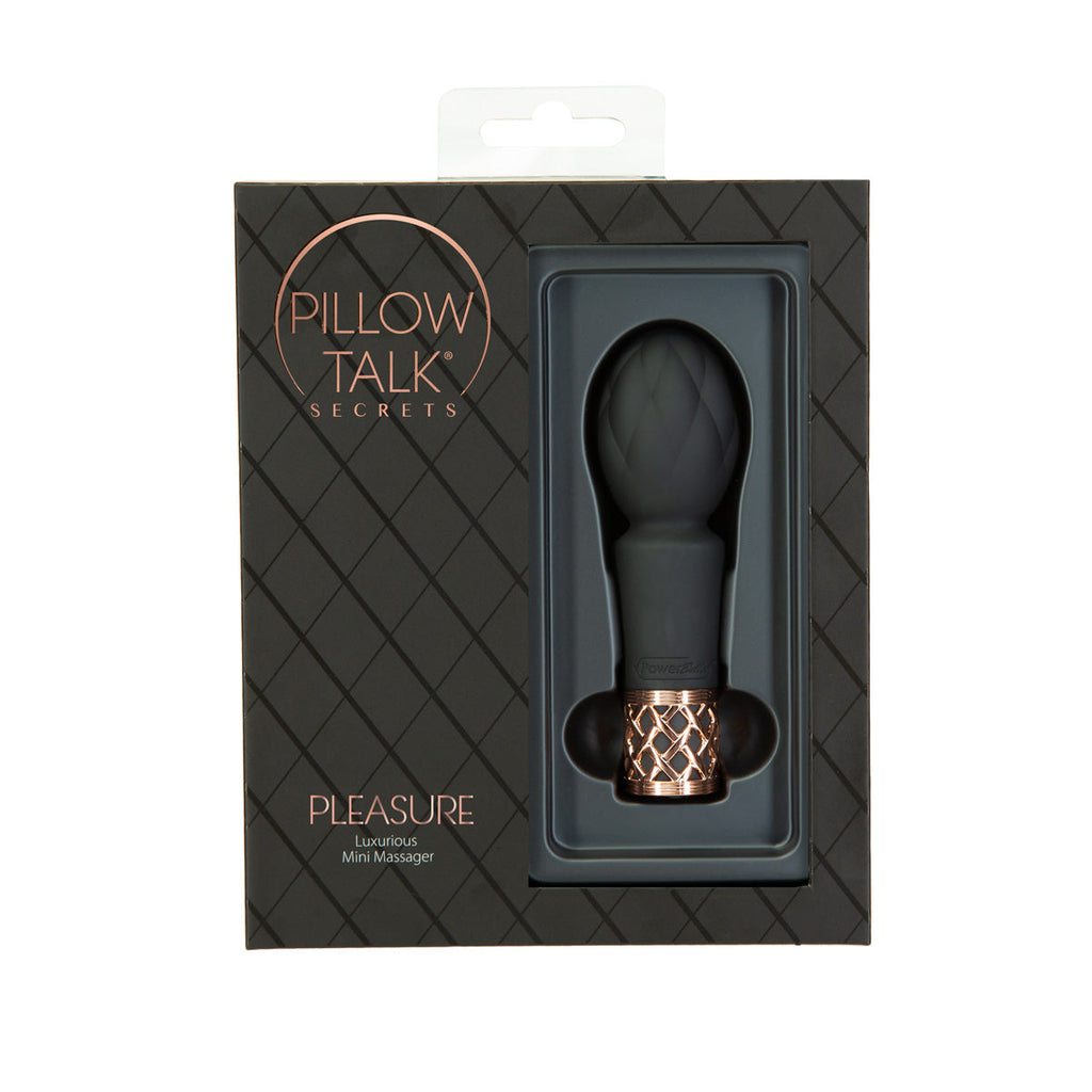Pillow Talk Secrets - Plaisir - Vibromasseur Clitoridien Baguette - Noir