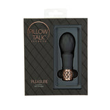 Pillow Talk Secrets - Plaisir - Vibromasseur Clitoridien Baguette - Noir