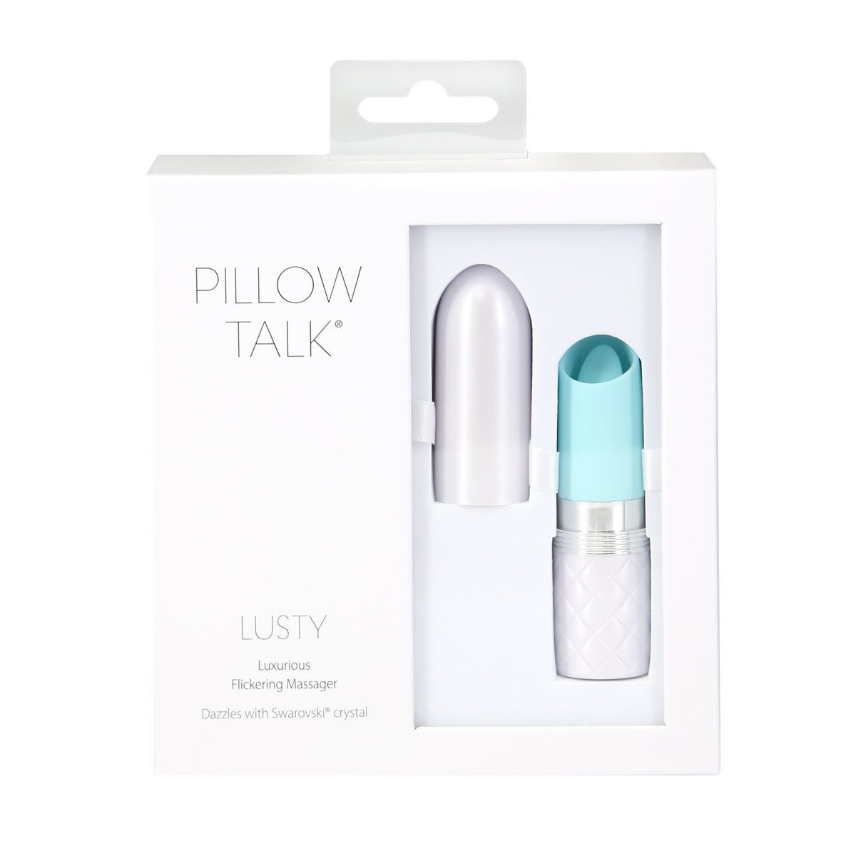 PILLOW TALK - LUSTY - Luxurious Flickering Massager - Teal