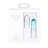PILLOW TALK - LUSTY - Luxurious Flickering Massager - Teal