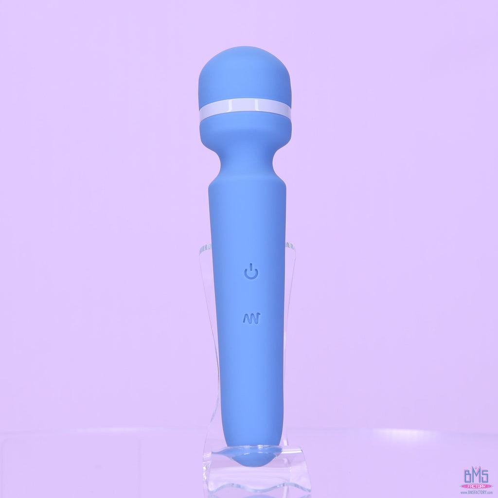 Wonderlust - Destiny - Vibrating Wand - Rechargeable - Blue