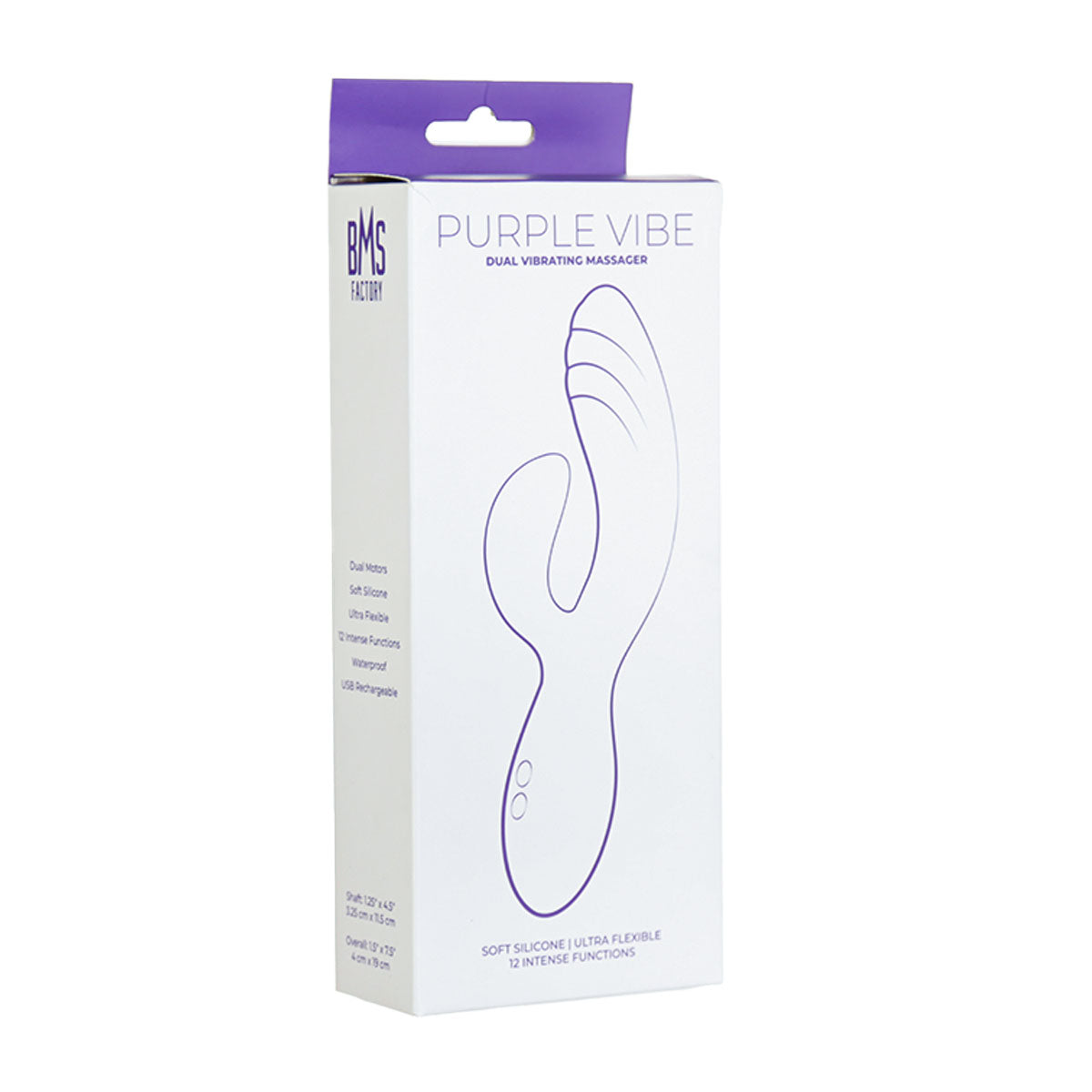 BMS - Purple Vibe Dual Vibrating Massager