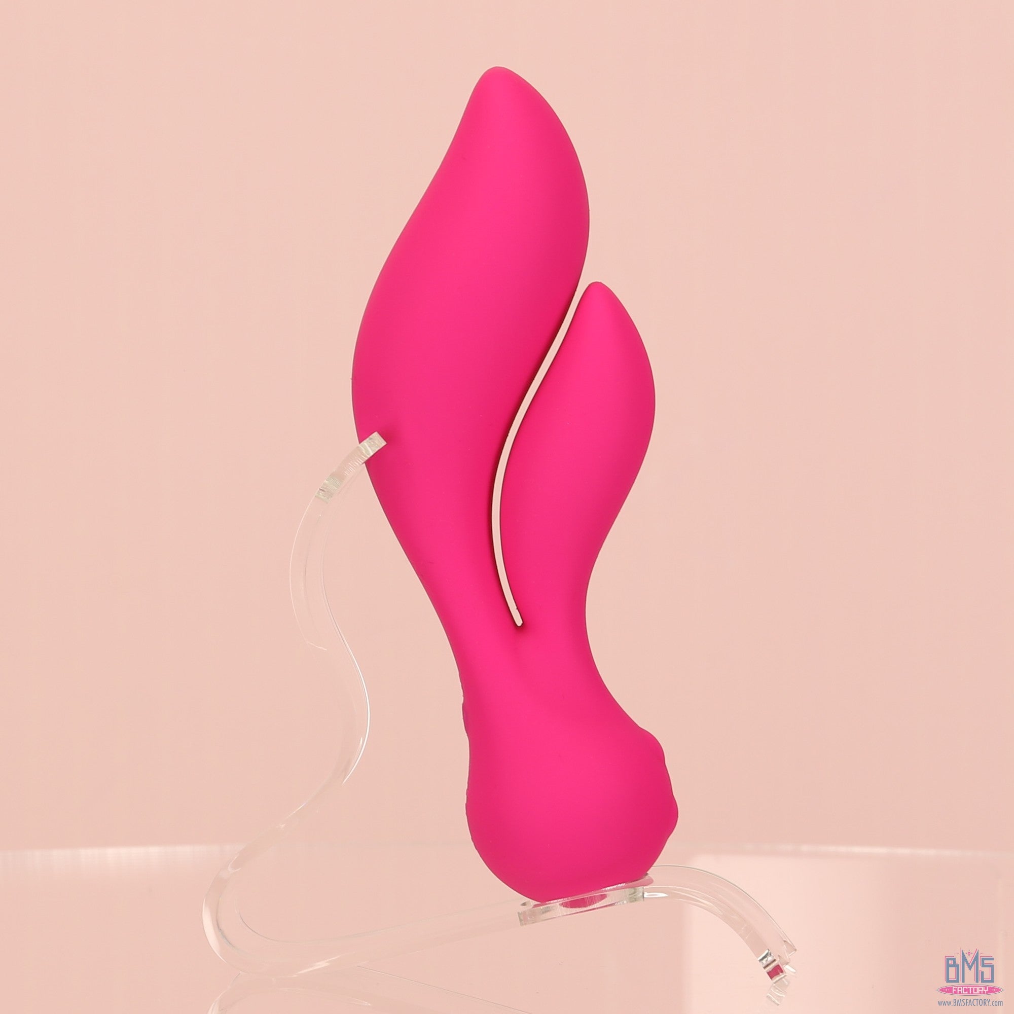 Swan - Feather - Dual Vibrator - Rechargeable - Pink
