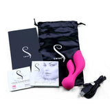 Swan - Feather - Dual Vibrator - Rechargeable - Pink