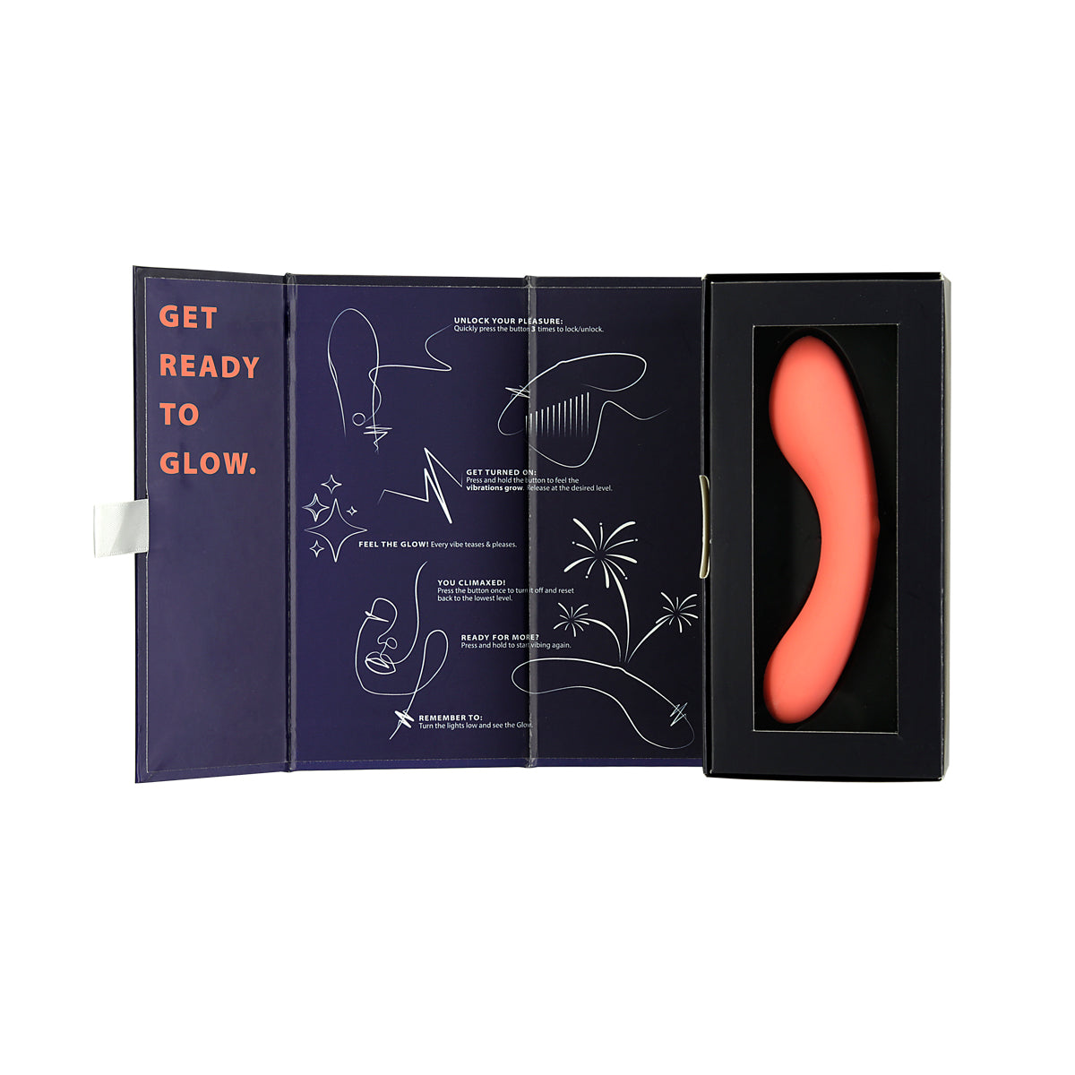 Swan - La mini baguette Swan® - Brille dans le noir - Orange