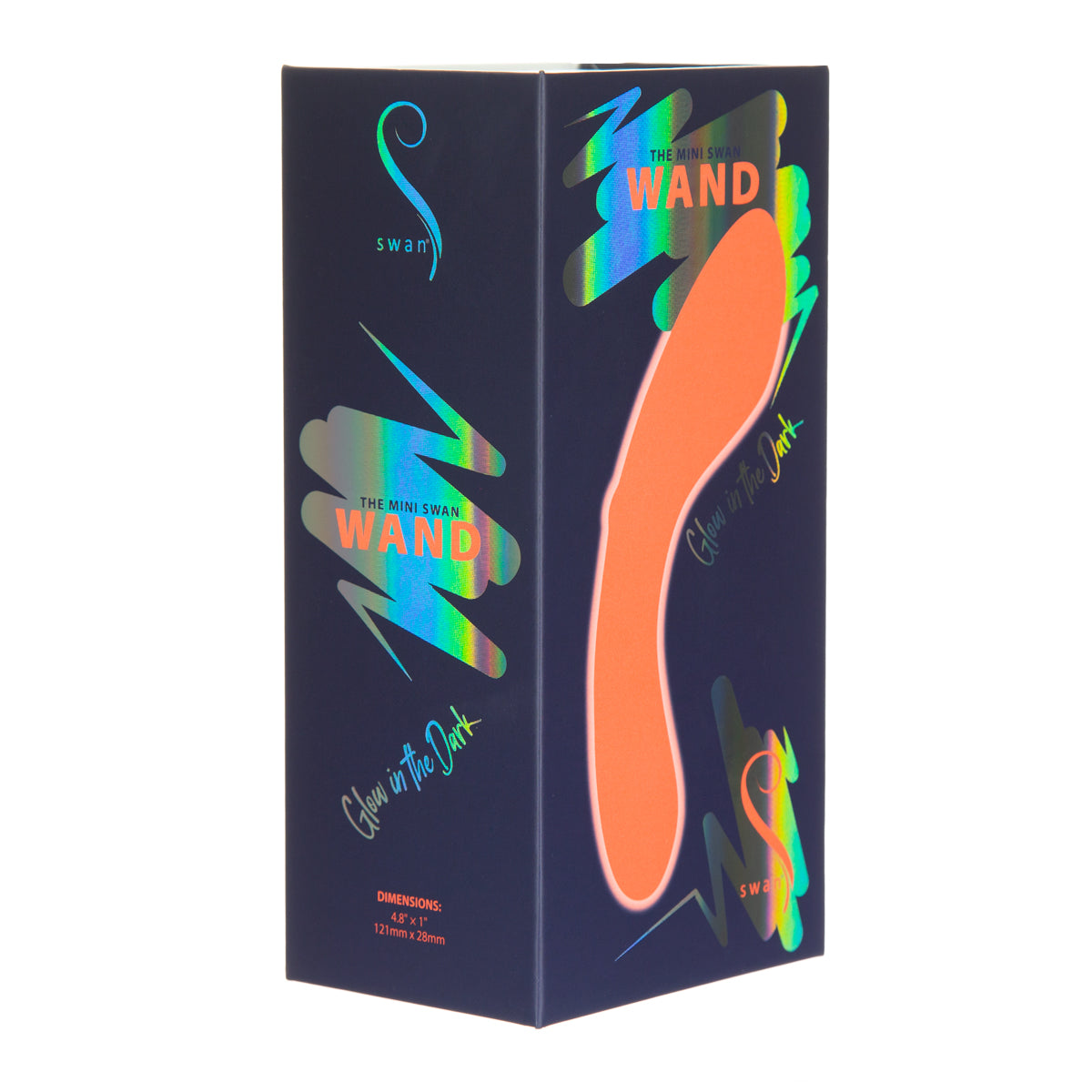 Swan - The Mini Swan® Wand - Glow in the Dark - Orange
