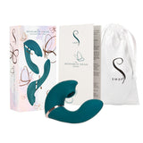 Swan - Monarch - Vibromasseur et stimulateur Transform With A Twist - Teal