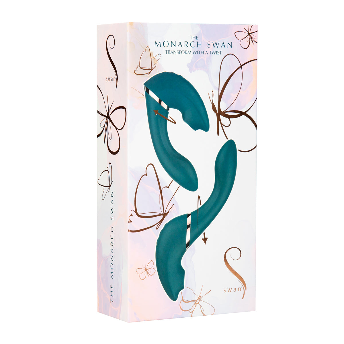 Swan - Monarch - Vibromasseur et stimulateur Transform With A Twist - Teal