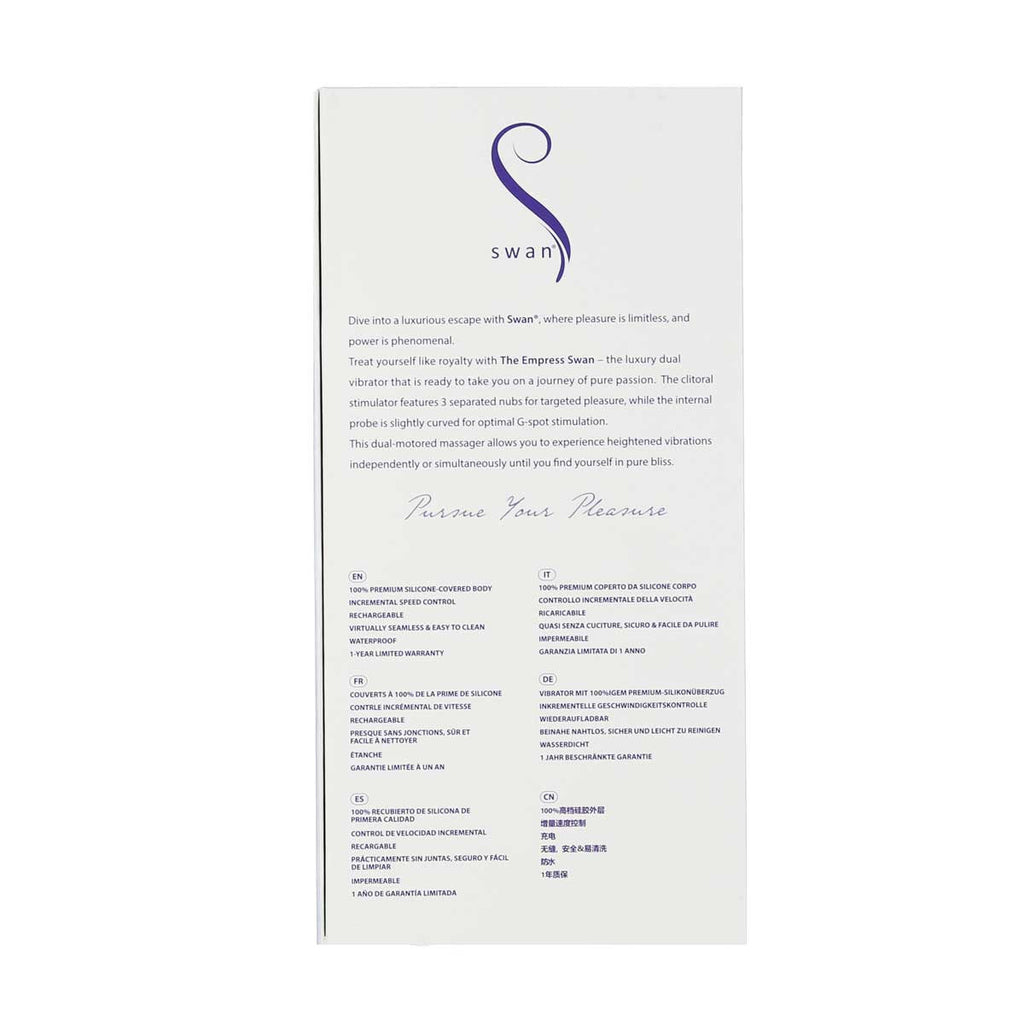 Swan - Impératrice - Double vibromasseur - Rechargeable - Lavande
