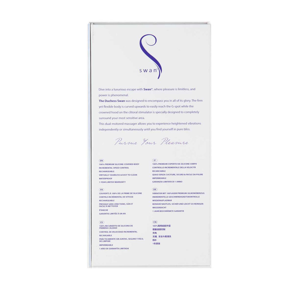 Swan - Duchesse - Double vibromasseur - Rechargeable - Lilas