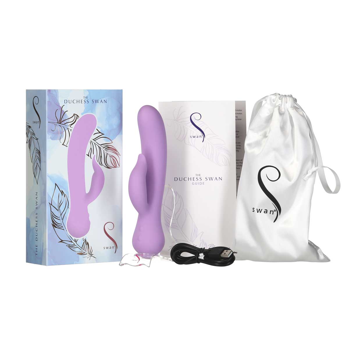 Swan - Duchess - Dual Vibrator - Rechargeable - Lilac