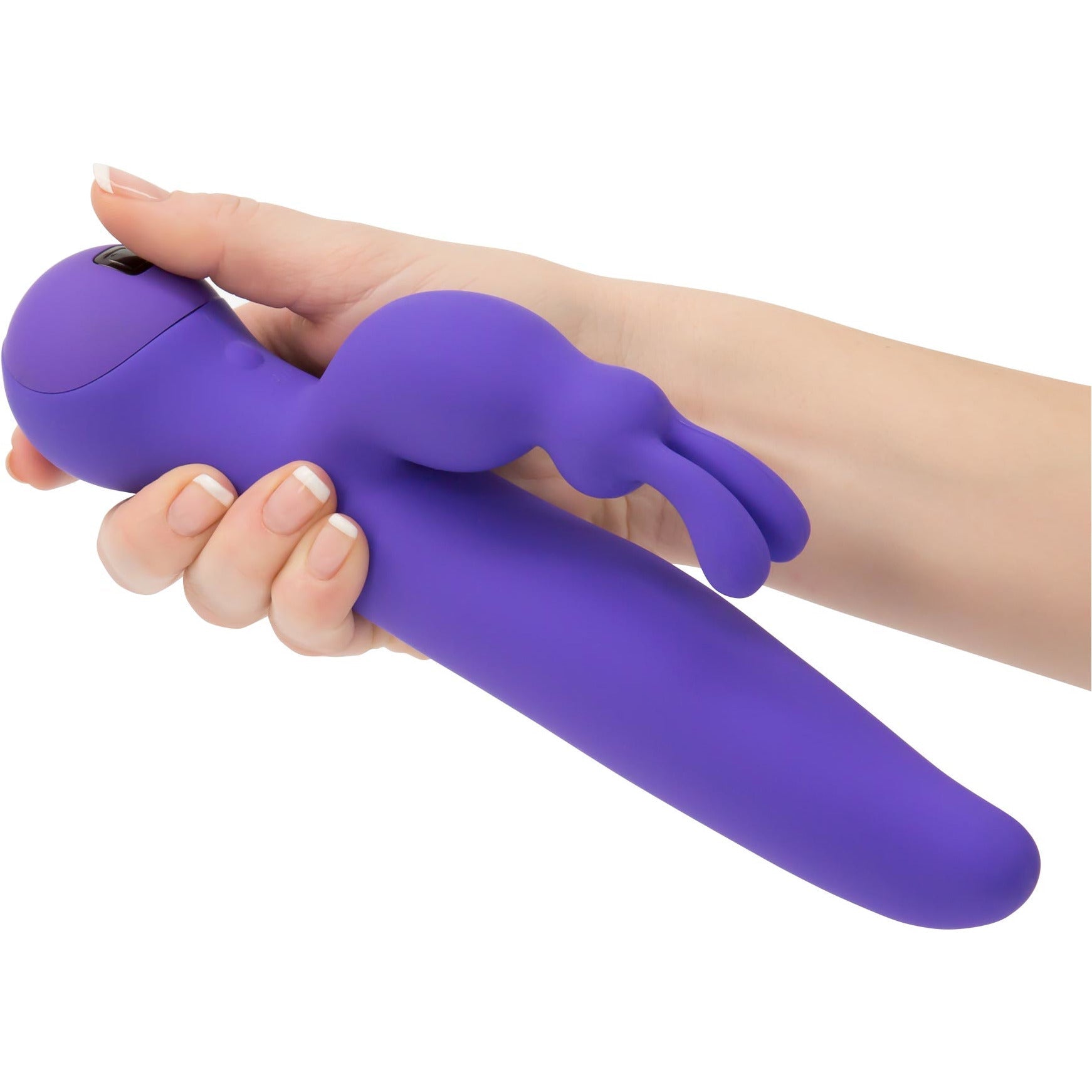 Swan - Touch - Duo - Dual Rabbit Vibrator - Rechargeable - Purple