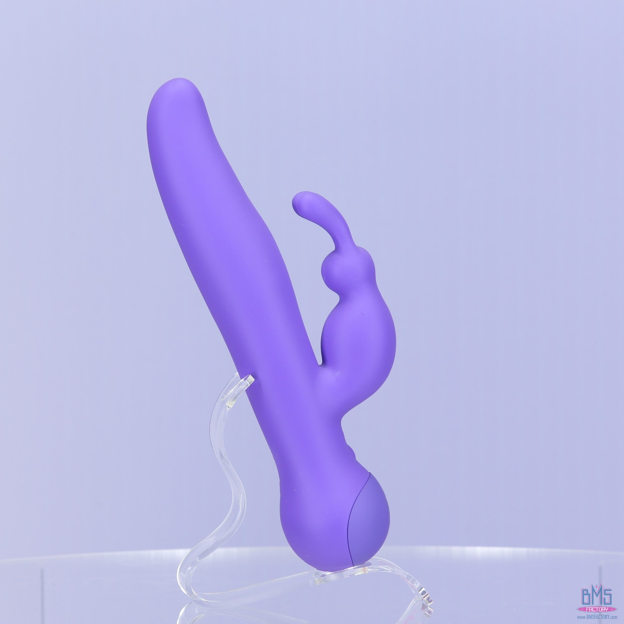 Swan - Touch - Duo - Dual Rabbit Vibrator - Rechargeable - Purple