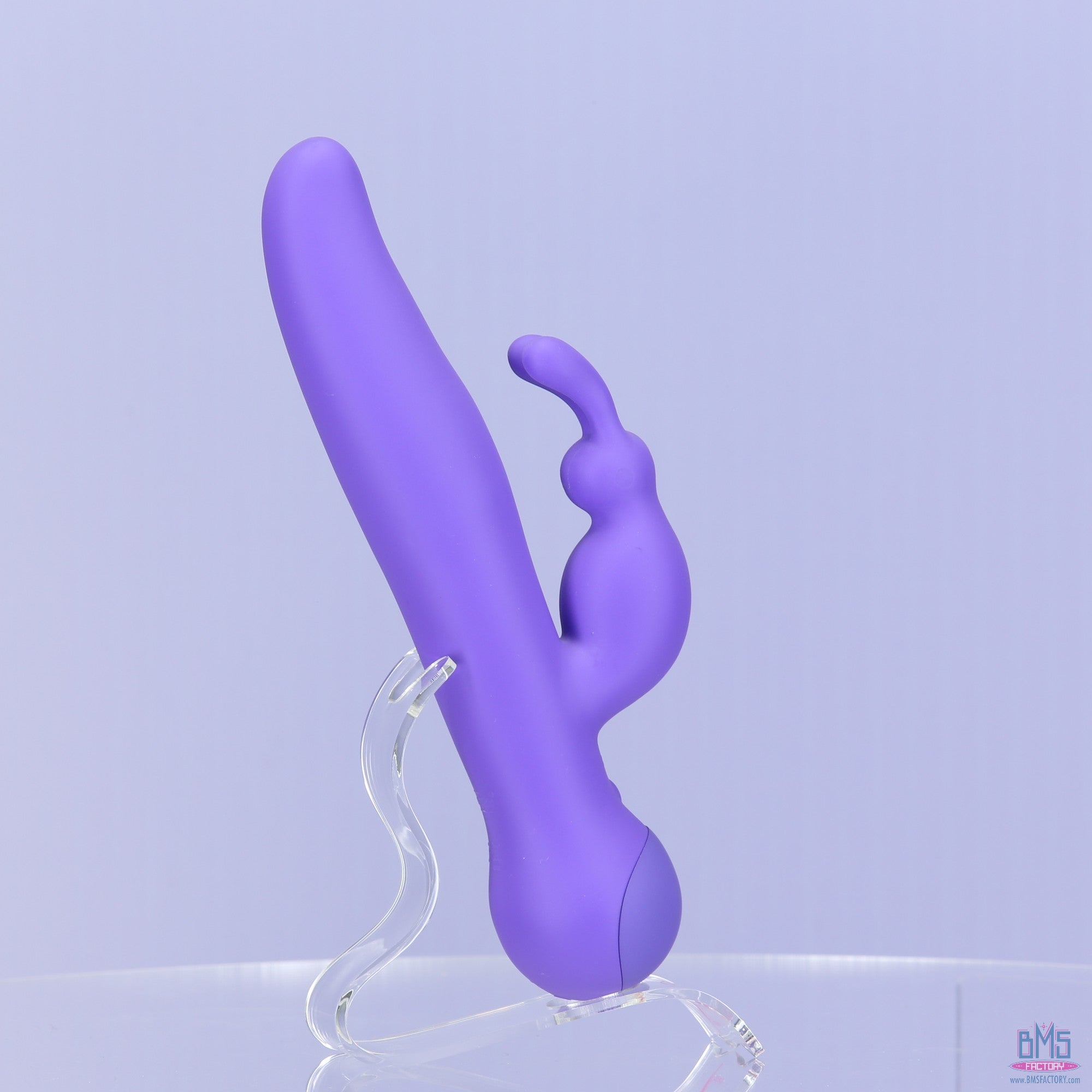Swan - Touch - Duo - Dual Rabbit Vibrator - Rechargeable - Purple